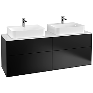 Villeroy & Boch Finion Unterschrank F18100PD 160x60,3cm, Black Matt Lacquer