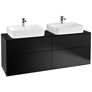 Villeroy & Boch Finion Unterschrank F18200PD 160x60,3cm, Black Matt Lacquer