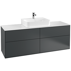 Villeroy and Boch Finion Villeroy and Boch Finion F19100HG 160x60.3cm, cover plate matt white, Midnight Blue Matt Lacquer