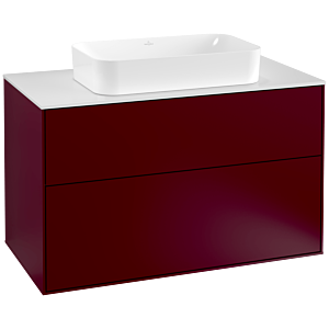 Villeroy und Boch Finion Waschtischunterschrank F23100HB 100x60,3cm, Abdeckplatte white matt, Peony Matt