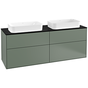 Villeroy and Boch Finion Villeroy and Boch Finion F31200GM 160x60.3cm, cover plate black matt, Olive Matt Lacquer