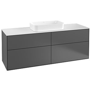 Villeroy and Boch Finion Villeroy and Boch Finion G32100GK 160x60.3cm, Emotion, cover plate white matt, anthracite matt