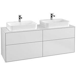 Villeroy et Boch Finion Villeroy et Boch F43100MT 160x60.3cm, plaque de finition blanc mat, laqué blanc mat