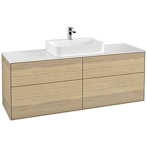 Villeroy and Boch Finion Villeroy and Boch Finion F44100PC 160x60.3cm, cover plate matt white, Oak Veneer