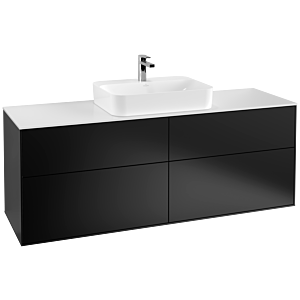 Villeroy and Boch Finion Villeroy and Boch Finion F44100PD 160x60.3cm, cover plate white matt, black matt lacquer