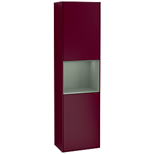 Villeroy et Boch armoire Finion F460GMHB 41.8x151.6x27cm, gauche, étagère Olive Matt Lacquer , Peony Matt