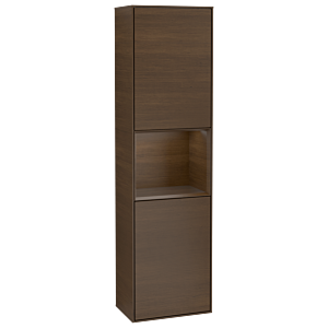 Villeroy and Boch Finion cabinet F470GNGN 41.8x151.6x27cm, right, shelf Walnut veneer, Walnut veneer