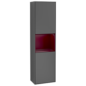 Villeroy and Boch Finion cabinet F470HBGK 41.8x151.6x27cm, right, shelf Peony Matt , matt anthracite