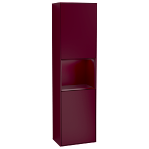 Villeroy and Boch Finion cabinet F470HBHB 41.8x151.6x27cm, right, shelf Peony Matt Lacquer, Peony Matt