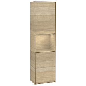 Villeroy et Boch armoire Finion F470PCPC 41.8x151.6x27cm, droite, étagère Oak Venerr, Oak Veneer