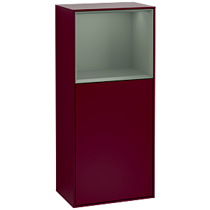 Villeroy und Boch Finion Seitenschrank F510GMHB 41,8x93,6x27cm, rechts, Regal oben Olive Matt, Peony Matt