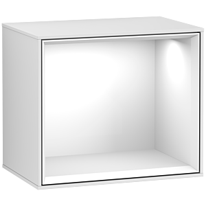 Villeroy und Boch Finion Regalmodul F580GFMT 41,8x35,6x27cm, Regal Glossy White, White matt lacquer