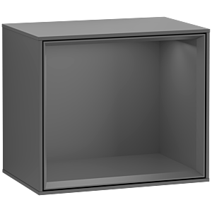 Villeroy and Boch Finion module F580GKGK 41.8x35.6x27cm, shelf Antracite Matt, Anthracite matt