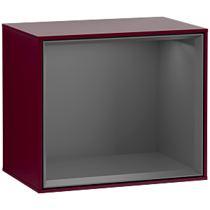 Villeroy and Boch Finion module F580GKHB 41.8x35.6x27cm, shelf Antracite Matt, Peony Matt