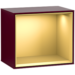 Villeroy und Boch Finion Regalmodul F580HFHB 41,8x35,6x27cm, Regal Gold Matt, Peony Matt