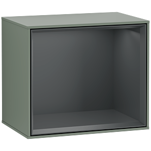 Villeroy und Boch Finion Regalmodul F580HGGM 41,8x35,6x27cm, Regal Midnight Blue, Olive Matt Lacquer