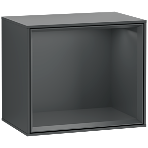 Villeroy und Boch Finion Regalmodul F580HGHG 41,8x35,6x27cm, Regal Midnight Blue, Midnight Blue Matt Lacquer