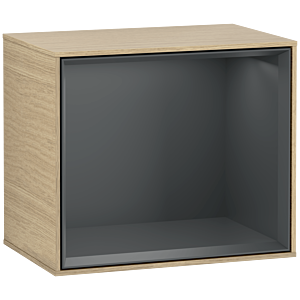 Villeroy and Boch Finion module F580HGPC 41.8x35.6x27cm, shelf Midnight Blue , Oak Veneer