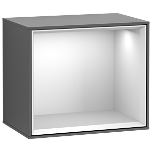 Villeroy and Boch Finion module G580MTGK 41.8x35.6x27cm, Emotion, shelf White Matt , anthracite matt