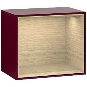 Villeroy and Boch Finion module F580PCHB 41.8x35.6x27cm, shelf Oak Veneer , Peony Matt