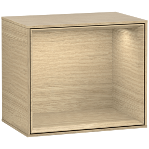 Villeroy und Boch Finion Regalmodul F580PCPC 41,8x35,6x27cm, Regal Oak Veneer, Oak Veneer