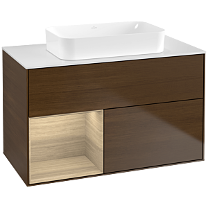 Villeroy and Boch Finion Villeroy and Boch Finion F651PCGN 100x60.3x50.1cm, shelf on the left Oak Veneer , Oak Veneer veneer