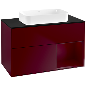Villeroy and Boch Finion Villeroy and Boch Finion F662HBHB 100x60.3x50.1cm, shelf on the right Peony , Peony Matt