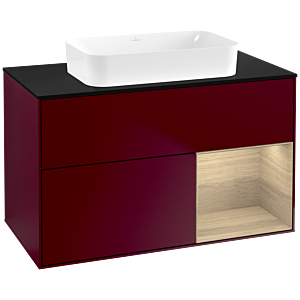 Villeroy and Boch Finion Villeroy and Boch Finion F662PCHB 100x60.3x50.1cm, shelf on the right Oak Veneer , Peony Matt