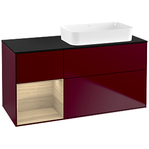 Villeroy and Boch Finion Villeroy and Boch Finion F682PCHB 120x60.3x50.1cm, shelf on the left Oak Veneer , Peony Matt