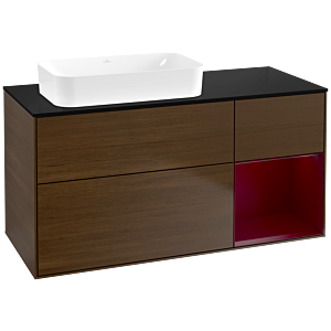 Villeroy and Boch Finion Villeroy and Boch Finion F692HBGN 120x60.3x50.1cm, shelf on the right Peony , Peony veneer