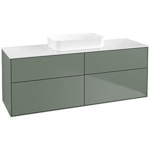 Villeroy et Boch Finion Villeroy et Boch F73100GM 160x60.3x50.1cm, verre White Matt , Olive Matt Lacquer