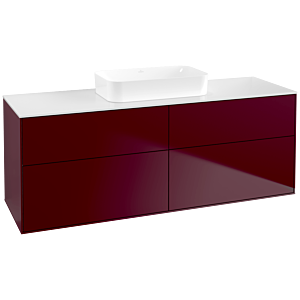 Villeroy and Boch Finion Villeroy and Boch Finion F73100HB 160x60.3x50.1cm, glass White Matt , Peony Matt