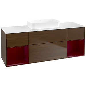 Villeroy and Boch Finion Villeroy and Boch Finion F741HBGN 160x60.3x50.1cm, shelves Peony matt lacquer, Peony veneer