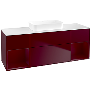 Villeroy et Boch Finion Villeroy et Boch F741HBHB 160x60.3x50.1cm, étagères Peony laqué mat, Peony Matt