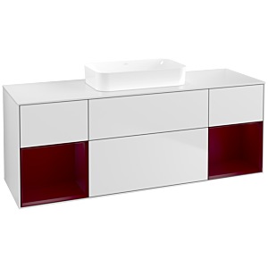 Villeroy and Boch Finion Villeroy and Boch Finion F741HBMT 160x60.3x50.1cm, shelves Peony matt lacquer, white matt lacquer