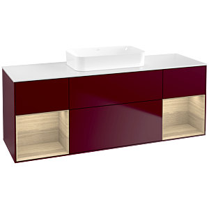 Villeroy and Boch Finion Villeroy and Boch Finion F741PCHB 160x60.3x50.1cm, shelves Oak Veneer , Peony Matt