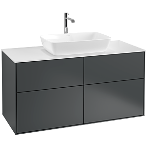 Villeroy and Boch Finion Villeroy and Boch Finion F79100HG 120x60.3cm, cover plate matt white, Midnight Blue Matt Lacquer