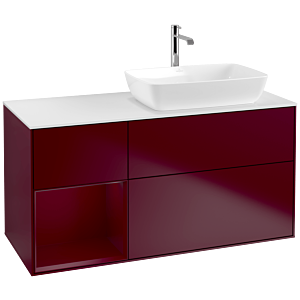 Villeroy and Boch Finion Villeroy and Boch Finion F801HBHB 120cm, cover plate white matt, shelves Peony matt lacquer, Peony Matt