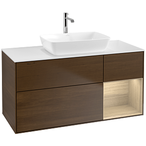 Villeroy and Boch Finion Villeroy and Boch Finion F831PCGN 120cm, cover plate white matt, shelves Oak Veneer , Oak Veneer veneer