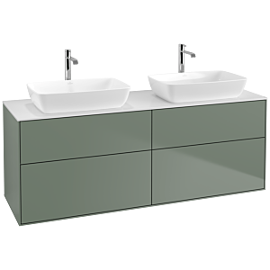Villeroy and Boch Finion Villeroy and Boch Finion F84100GM 160x60.3cm, cover plate matt white, Olive Matt Lacquer