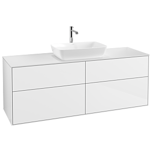 Villeroy and Boch Finion Villeroy and Boch Finion F85100GF 160x60.3cm, cover plate matt white, glossy white lacquer