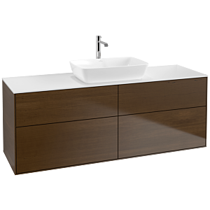 Villeroy and Boch Finion Villeroy and Boch Finion F85100GN 160x60.3cm, cover plate matt white, walnut veneer