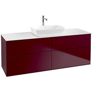 Villeroy et Boch Finion F85100HB 160x60.3cm, plaque de recouvrement blanc mat, Peony Matt