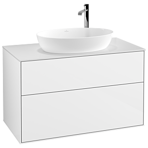 Villeroy and Boch Finion Villeroy and Boch Finion F88100GF 100x60.3cm, cover plate white matt, glossy white lacquer