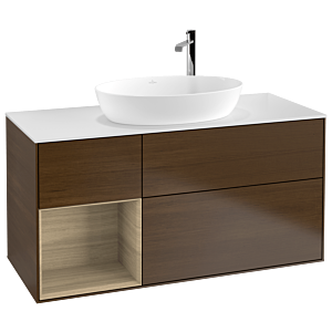 Villeroy and Boch Finion Villeroy and Boch Finion F941PCGN 120cm, cover plate white matt, shelves Oak Veneer , Oak Veneer veneer