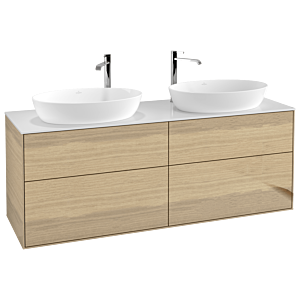 Villeroy and Boch Finion Villeroy and Boch Finion F96100PC 160x60.3cm, cover plate white matt, Oak Veneer