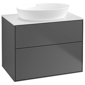 Villeroy and Boch Finion Villeroy and Boch Finion F99100GK 80x60.3cm, cover plate white matt, anthracite matt