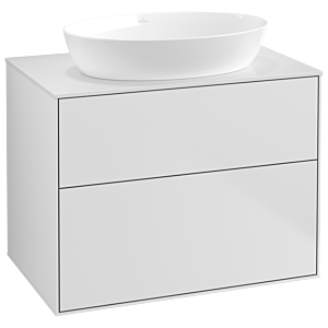 Villeroy und Boch Finion Waschtischunterschrank F99100MT 80x60,3cm, Abdeckplatte white matt, White matt lacquer