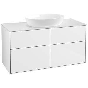 Villeroy and Boch Finion Villeroy and Boch Finion FA3100GF 120x60.3cm, cover plate white matt, glossy white lacquer
