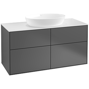 Villeroy and Boch Finion Villeroy and Boch Finion FA3100GK 120x60.3cm, cover plate white matt, anthracite matt